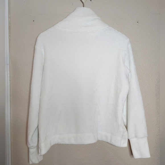 Athleta Double Karma Cozy Funnel Neck Pullover Sea Salt White XS 511446 - Picture 3 of 12